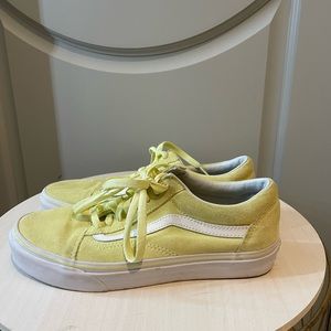 Pale yellow vans
